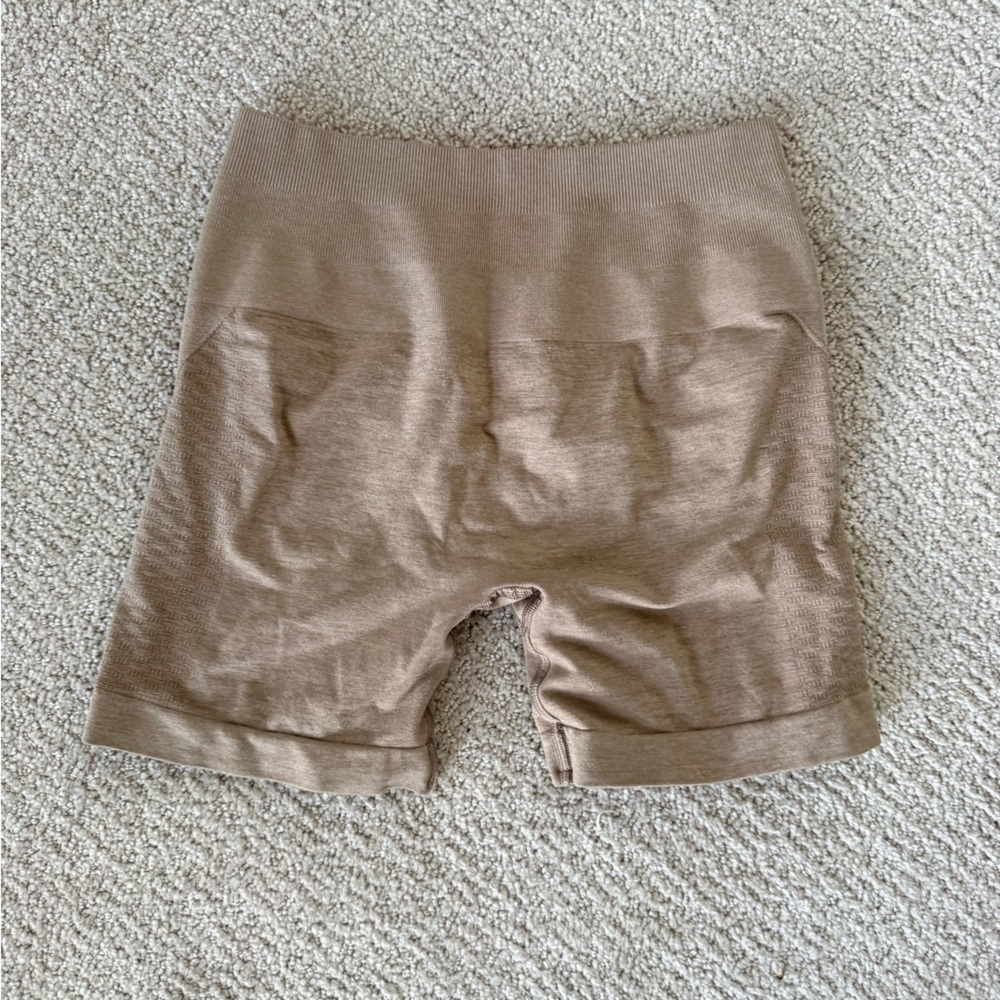 Alphalete Taupe Seamless Shorts